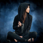 Lofaris Black Blue Abstract Photo Backdrop For Portrait